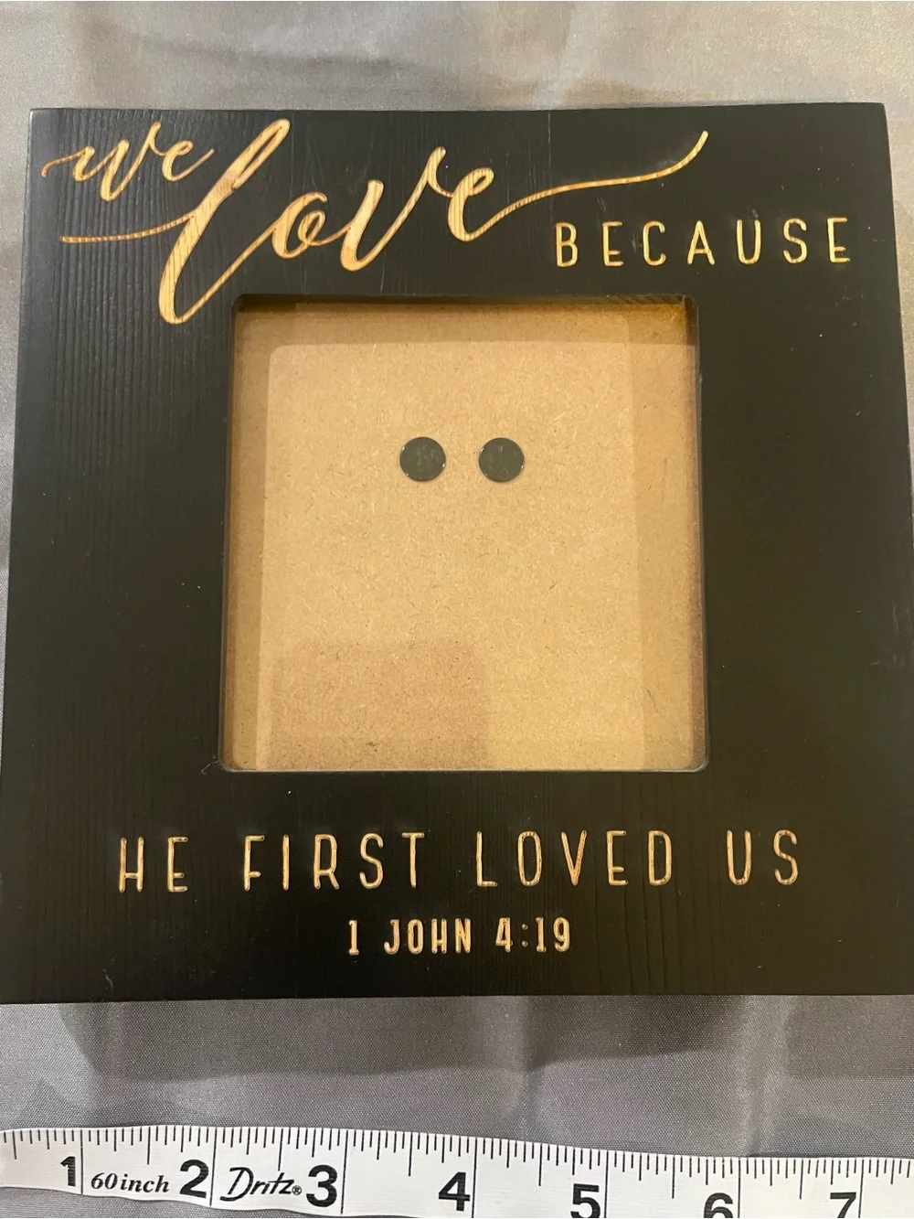 Black and Gold Inspirational Picture Frame – 